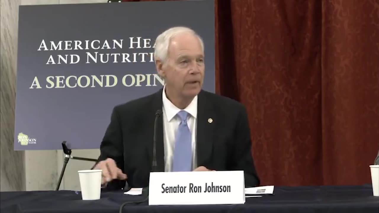 Sen. Ron Johnson: "pandemic" was used to frighten and control the public on a global scale."