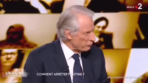 Dominique de Villepin remet en place BHL sur le plateau de France 2