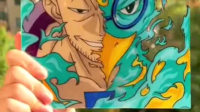 Unique with 2-sided painting