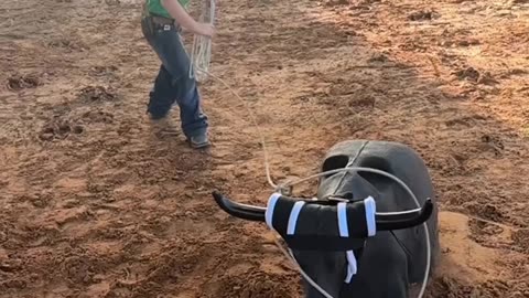 4 yr old cowboy getting RACKS!