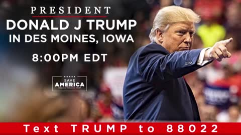 LIVE: President Donald J Trump in Des Moines, IA