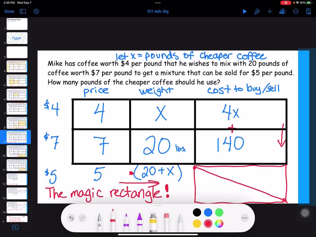 011 Advanced Algebra