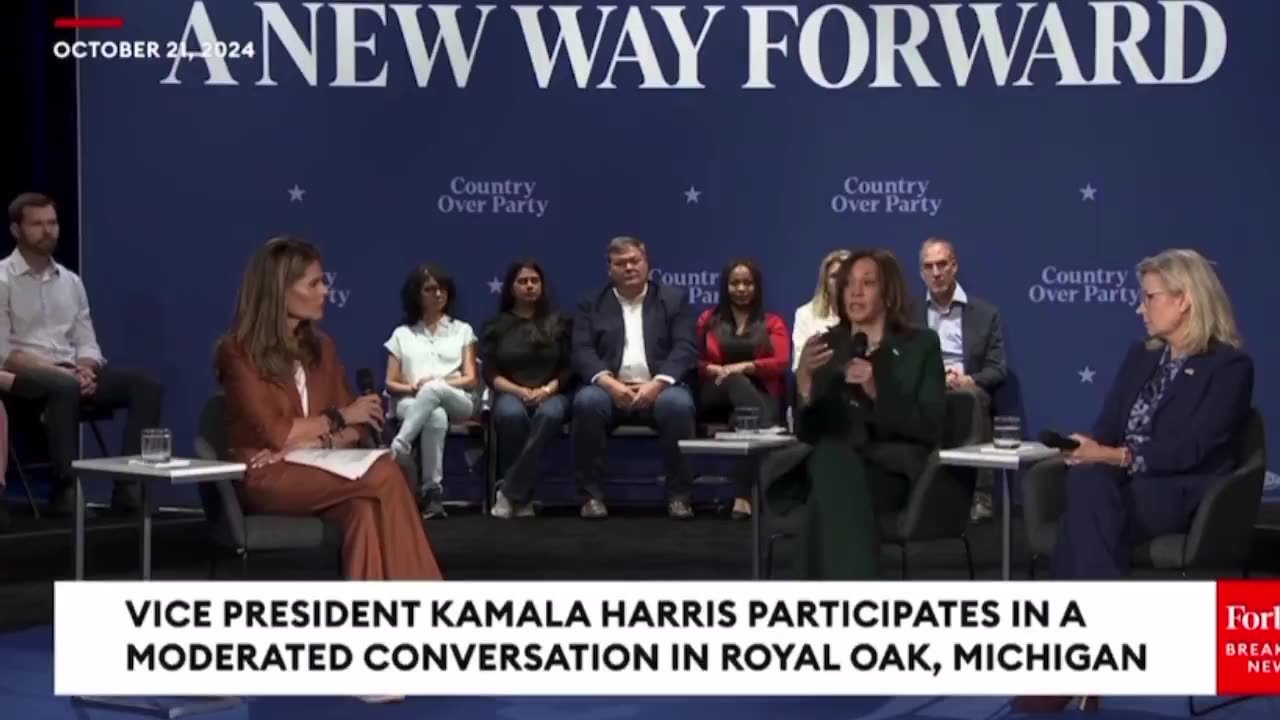 Kamala Harris threatens to imprison Trump? listen at about 40 sec mark