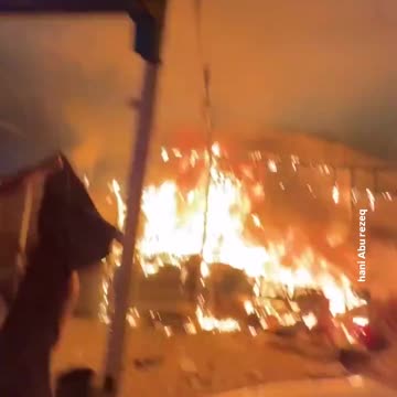 Gaza right now. Israel has turned it into a death camp and is burning people alive