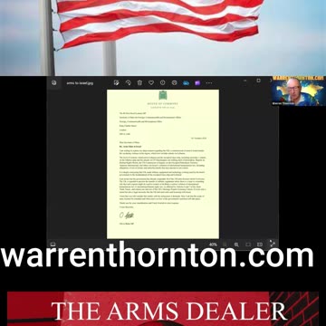 ARMS TO ISRAEL WILL NOT STOP