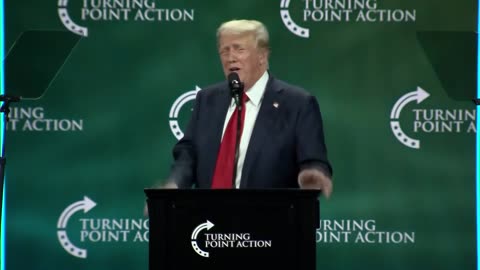 Donald Trump speaks at Turning Point summit in Florida