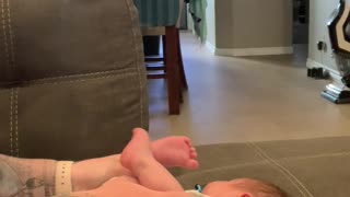 Woman Teaches Baby Tummy Massage and Gas Release Technique