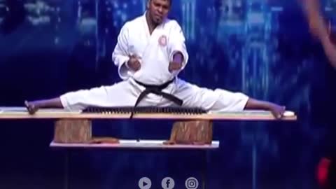 Crazy karate guy