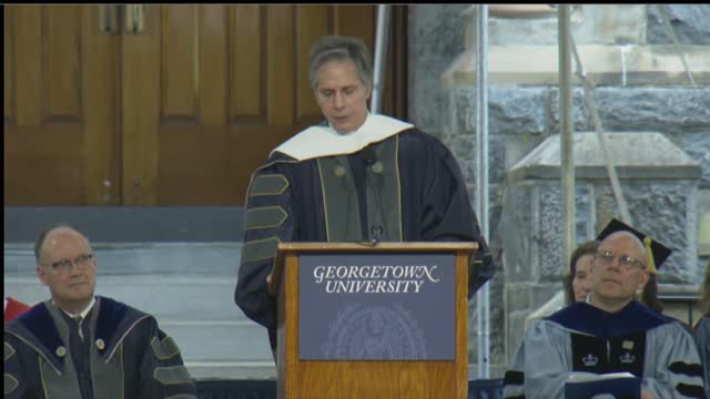 Secretary Blinken's Remarks at Georgetown Commencement Ceremony