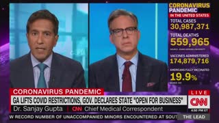 Sanjay Gupta Blasts Georgia's Decision To Lift Remaining Coronavirus Restrictions