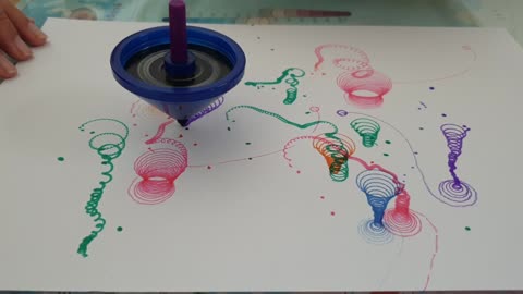 spinning top art