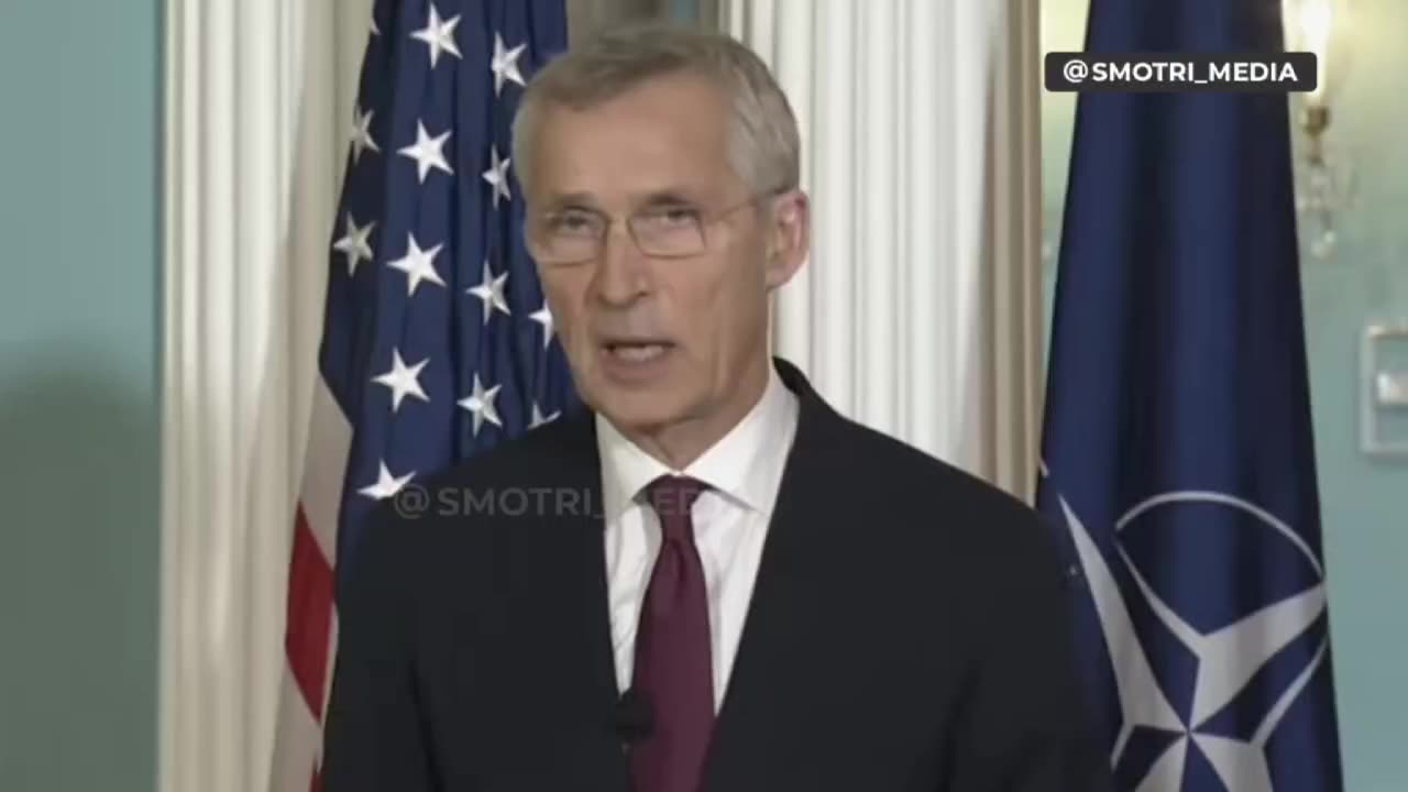 Stoltenberg is already speaking directly about NATO’s war with Russia in Ukraine.