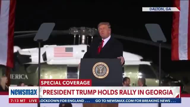 President Trump Holds Rally in Georgia