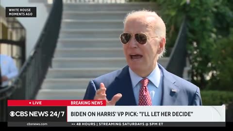 Shuffling Corpse Joe Biden mumbles answers to a couple questions