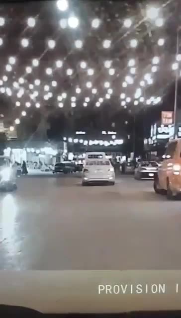 Dashcam Footage showing the Israeli Drone Strike on the Terrorist Cell within the City of Jenin.