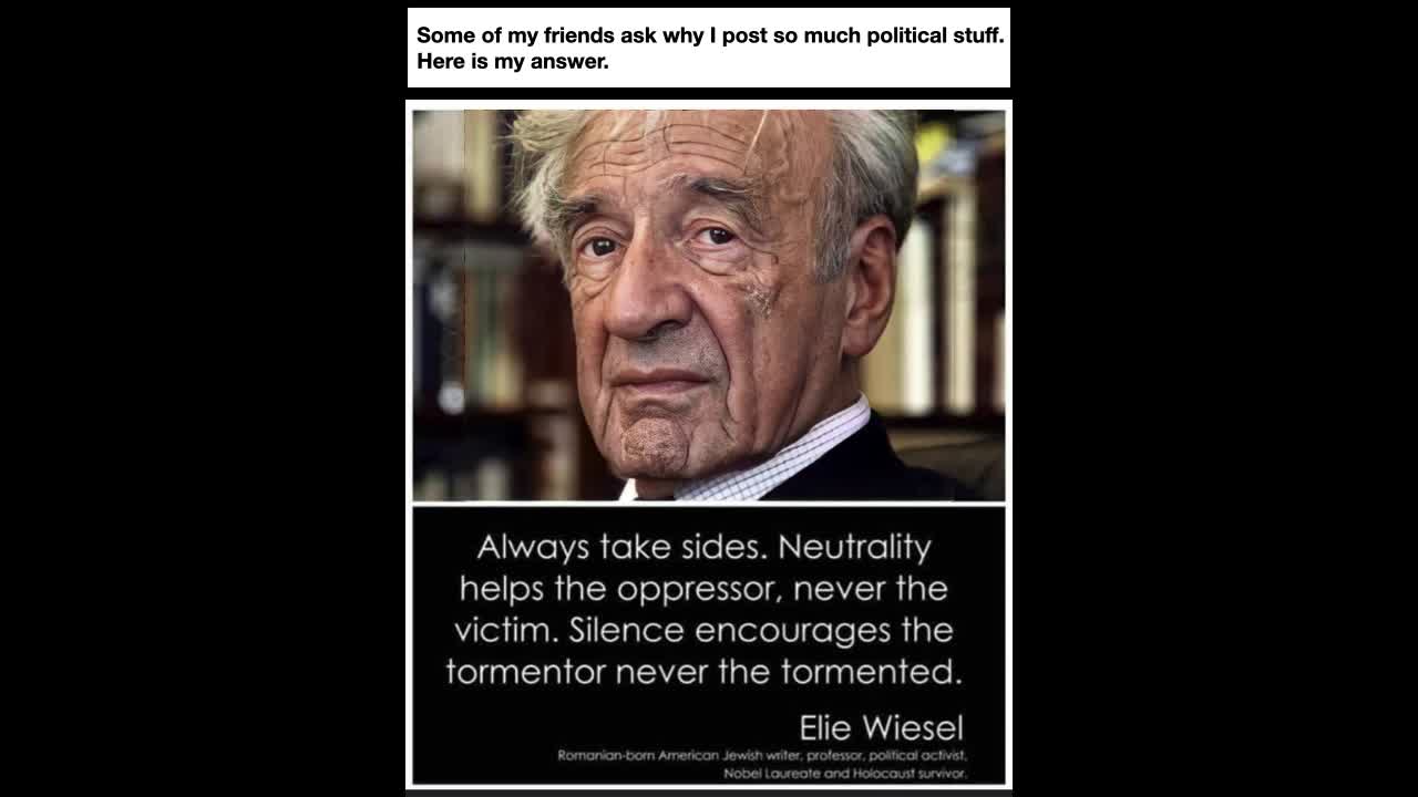 Neutrality Helps The Oppressor!