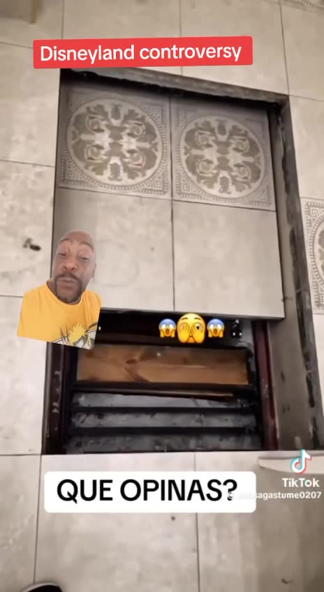 Secret Opening Floor Trap Door Inside Disneyland Bathroom, Connected to Underground Tunnels