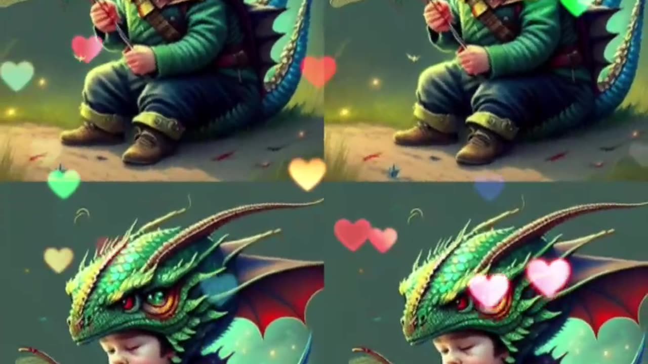 Watch it all and see it through to the end!!!A little boy and his dragon shorts!!!! He's beautiful