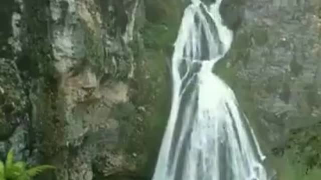 The bride's waterfalls in peru south america