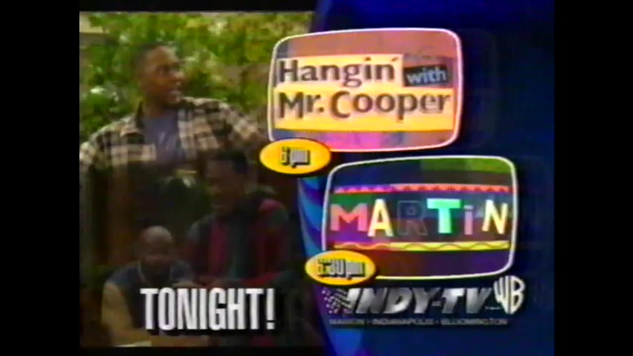 January 27. 1997 - WNDY Promo for 'Hangin' With Mr. Cooper' & 'Martin'