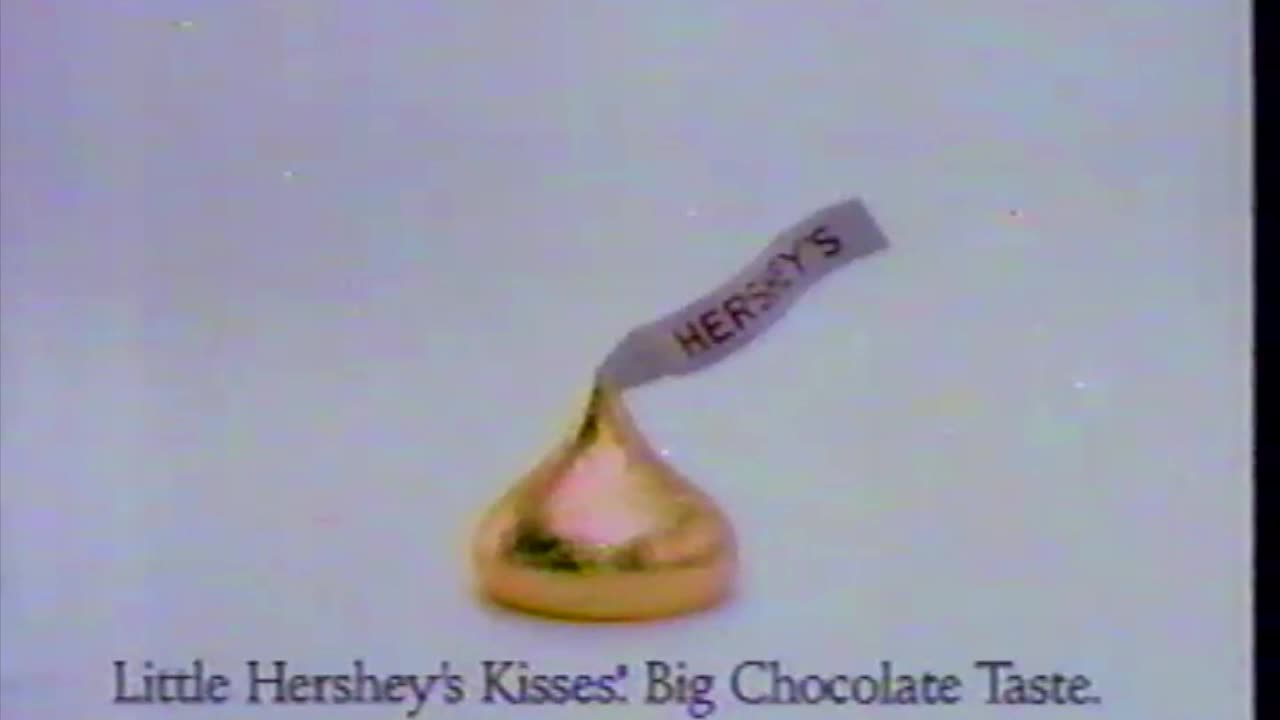 Vintage Hershey Kisses Commercial 1993