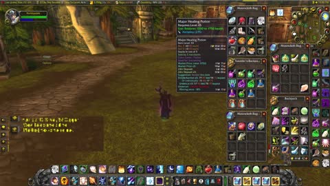 World of Warcraft Classic Shadow Farming at Arathi Highlands searching for shrooms