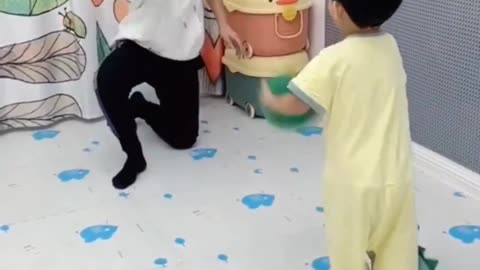 Play and excercise with kids