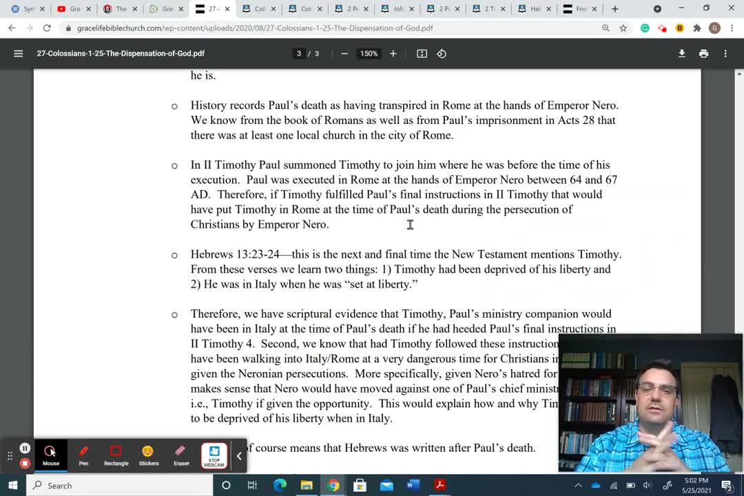 Was The New Testament Complete When Paul Wrote II Timothy?