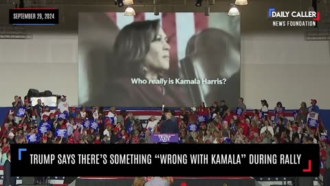 Trump Says There’s Something “Wrong With Kamala” During Rally