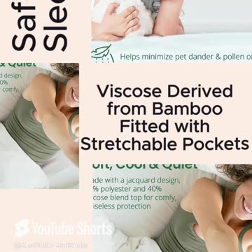 SafeRest Sleepure 100% Waterproof Twin XL Size Quilted Mattress Protector