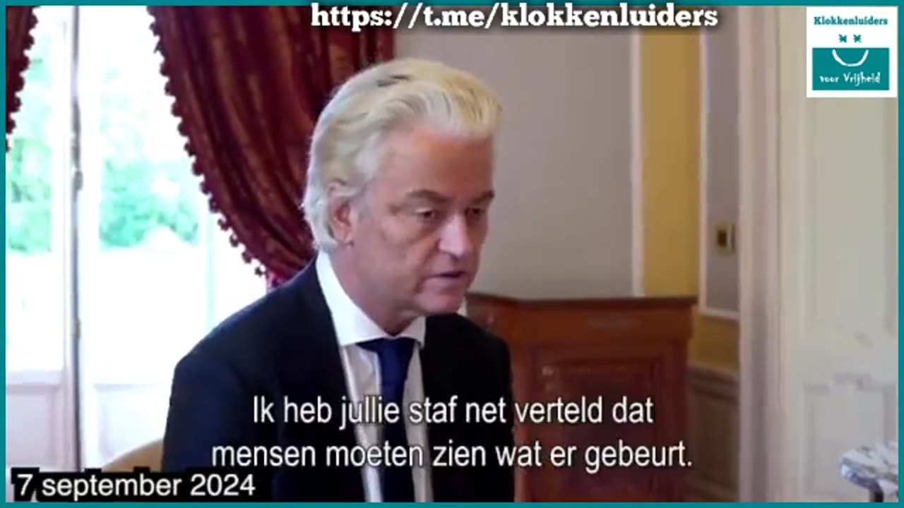 Wilders vertelt Zelensky dat hij namens de #PVV Oekraïne steunt en respect heeft voor wat hij doet. Wilders vindt dat de mensen moeten zien wat er in Oekraïne gebeurt.