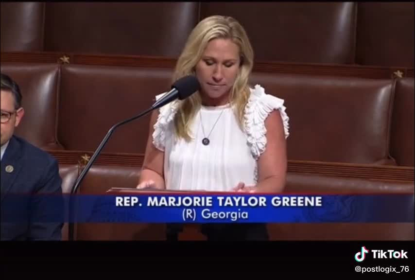 MARJORIE TAYLOR GREENE DESTROYS NANCY PELOSI IN FIREY SPEECH