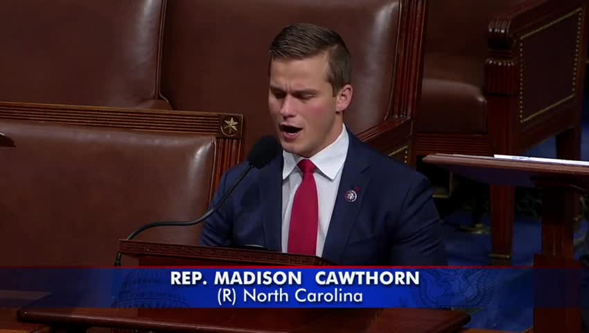 Rep. Madison Cawthorn (R-NC) Directly Insults Biden On House Floor, Calls POTUS 'Inept Geriatric Despot' And 'Idiot'