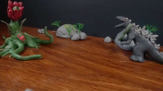 Awesome Claymation - Godzilla vs Biollante