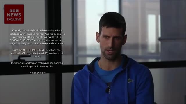 Defeat the Mandates - Novak Djokovic