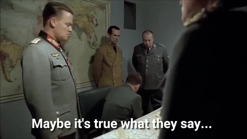 VIRAL SPOOF VIDEO FROM THE WEB OF HITLER GOING MAD AND THE MASKED WORLD