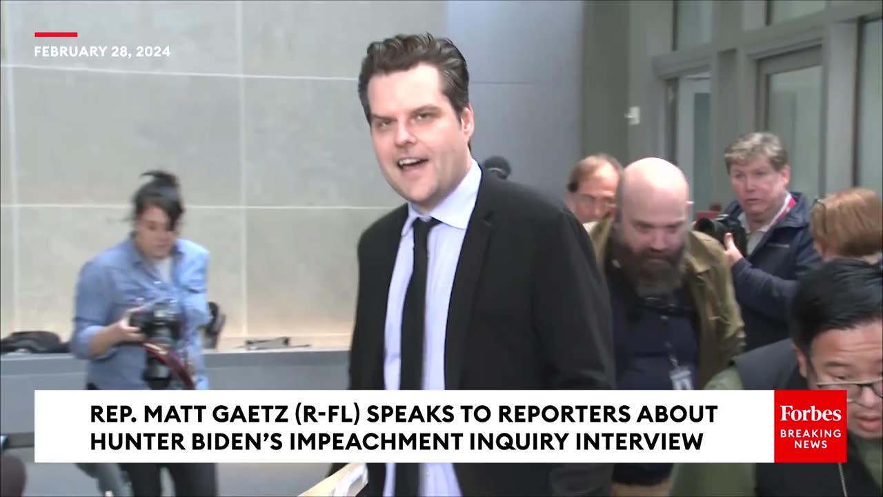 BREAKING NEWS Matt Gaetz Reveals Hunter Biden's Closed-Door