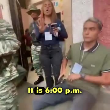 Voting locations were ordered to remain open after 6PM, despite being a violation of Venezuelan law