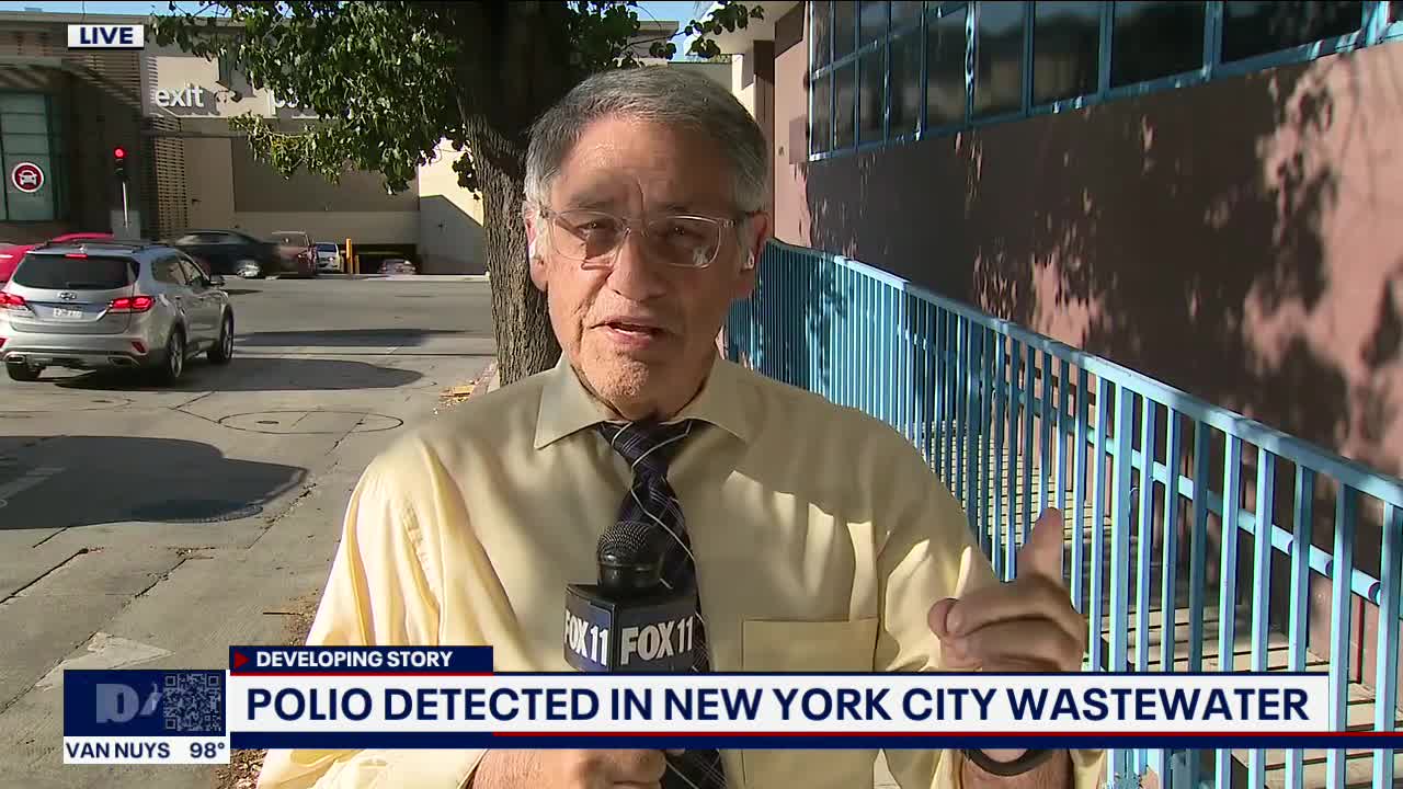 Polio detected in New York City wastewater