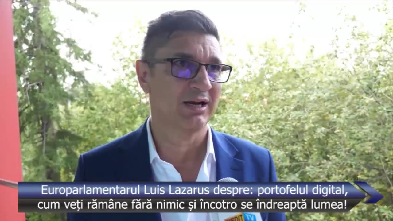 Europarlamentarul Luis Lazarus discută despre portofelul digital și controlul banilor!