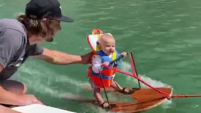 How beautiful the innocence of children is, but a sport not suitable for them