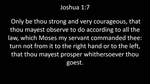 KJV Bible Joshua Chapter 1