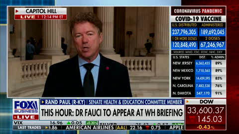 Sen. Rand Paul Rips Anthony Fauci Over Conflicting Pandemic Advice