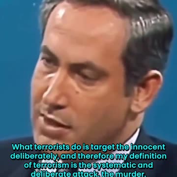 FLASHBACK: "My definition of terrorism is the systematic targeting of innocent civilians for political gain"- Netanyahu