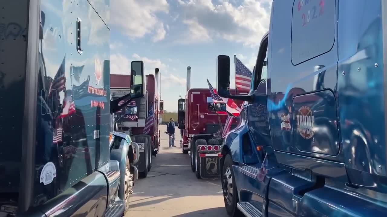 Walking Through The SE Freedom Convoy Graham NC