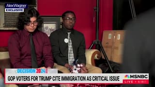 💥MSNBC Host Stunned when Blacks & Hispanics Answer to Why They're Voting Trump