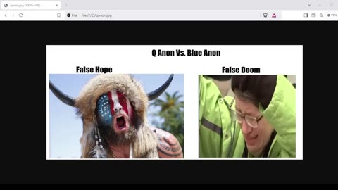 Q anon Vs Blue Anon