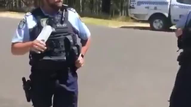 QUEENSLAND POLICE OFFICER IS SHAMED, NAMED, PUT IN HIS PLACE AND DISMISSED