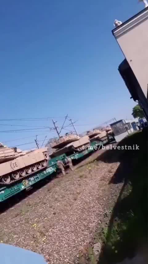 Αμερικανικά τανκς Abrahms εντοπίστηκαν σε ΠΟΛΩΝΙΚΗ πόλη