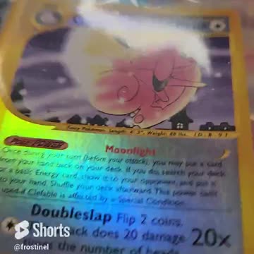 Pokemon Clefable 2002 holofoil and reverse holo